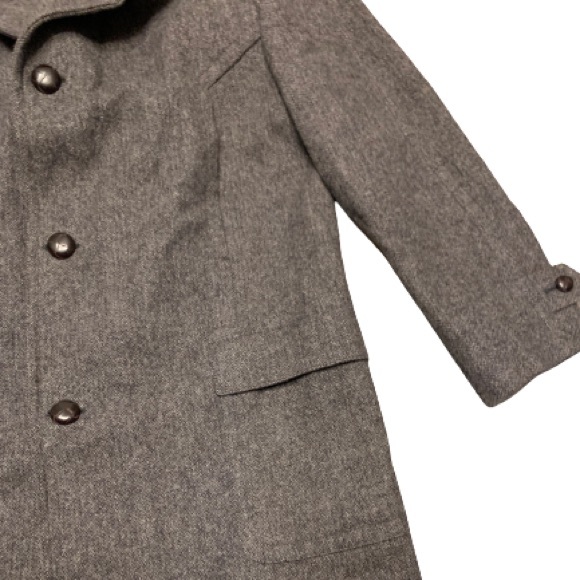 *SOLD*Vintage 1950’s/1960s PENDLETON Mens Overcoat Car Coat Tweed Wool  Size 44 - Picture 3 of 11